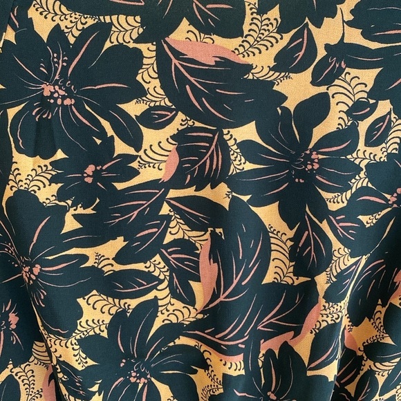 ASTR The Label Dark Romantic Sheer L/S Lined V Neck Empire Smocked Dress Sz M - Picture 3 of 11